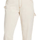 Dickies Women's Relaxed Fit Carpenter Pants White Size 15