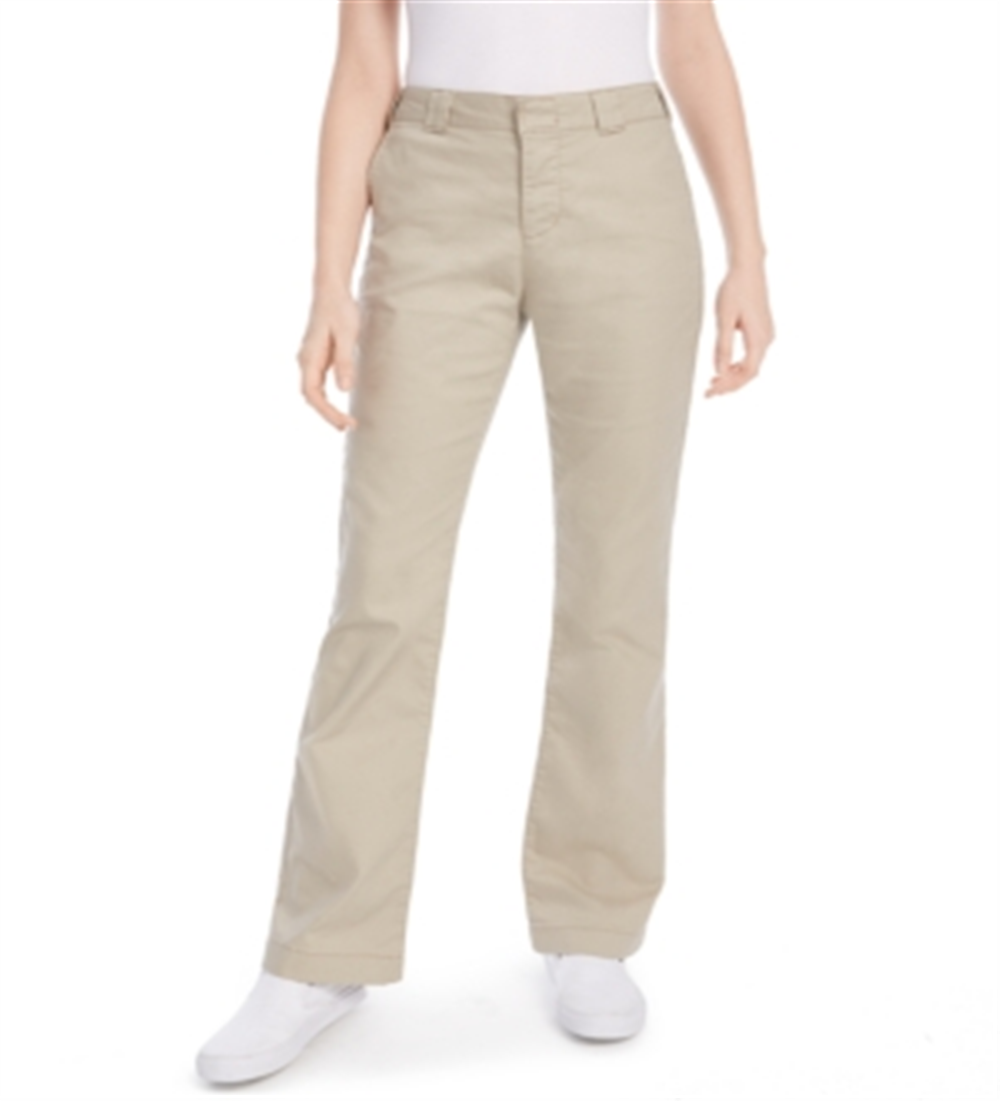 Dickies Women's Flex Bootcut Trousers Brown Size 11