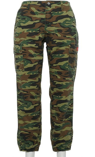 Dickies Junior's Slash Pocket Cargo Utility Jogger Pants Green Size Small