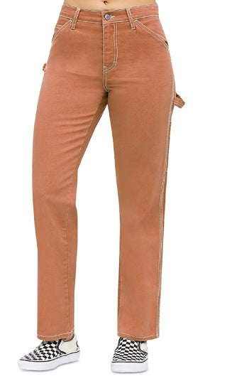 Dickies Junior's Carpenter Pants Brown Size 0