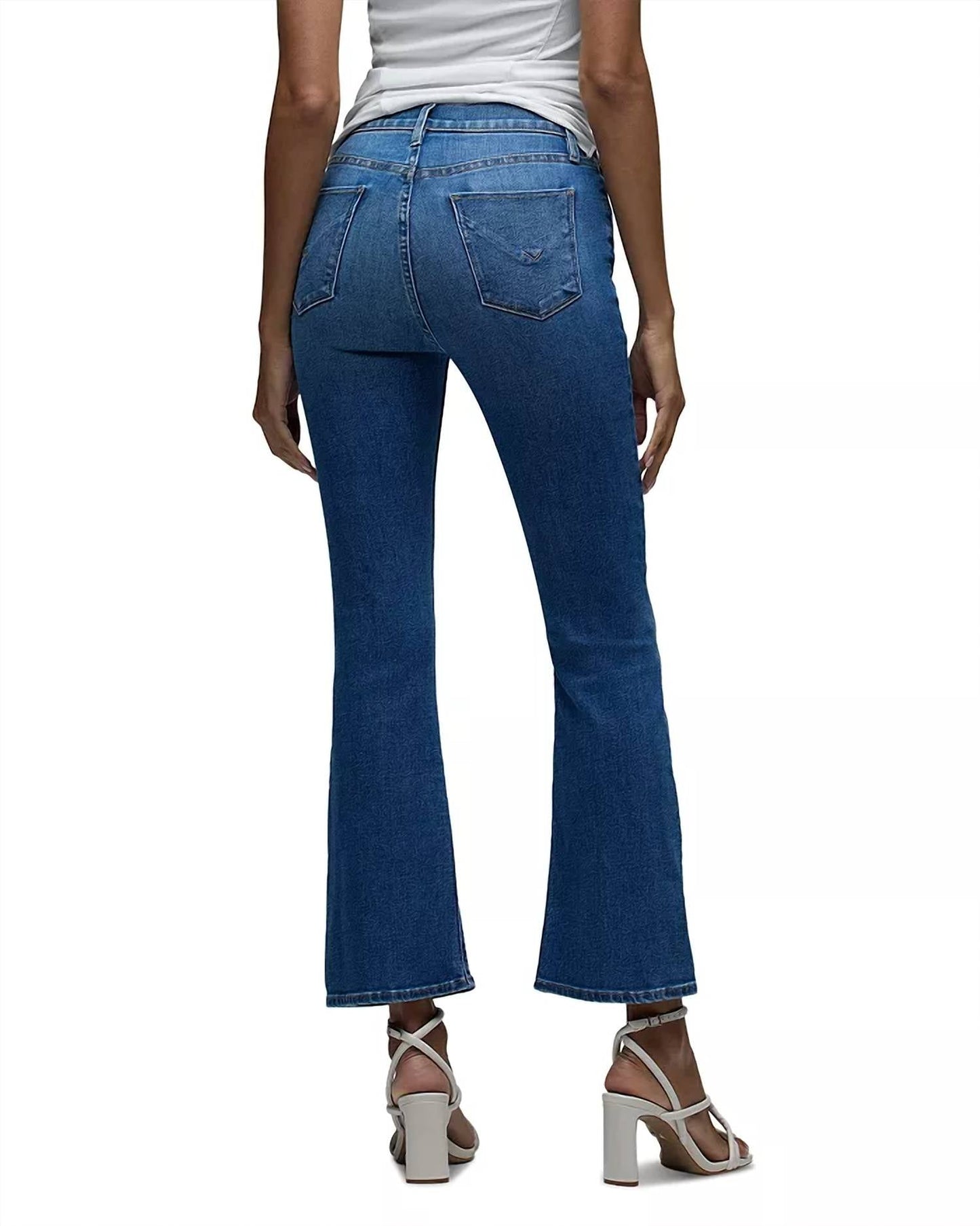 Hudson - Barbara High Rise Bootcut Crop Jeans