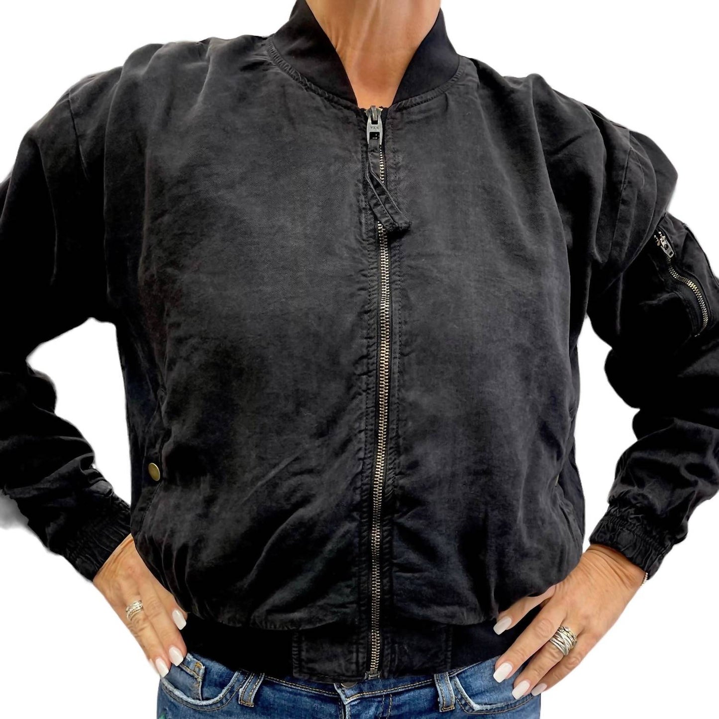 Elan - Full Zip Bomber Jacket