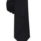 Calvin Klein Men's X Liquid Luxe Skinny Solid Tie Black Size Regular