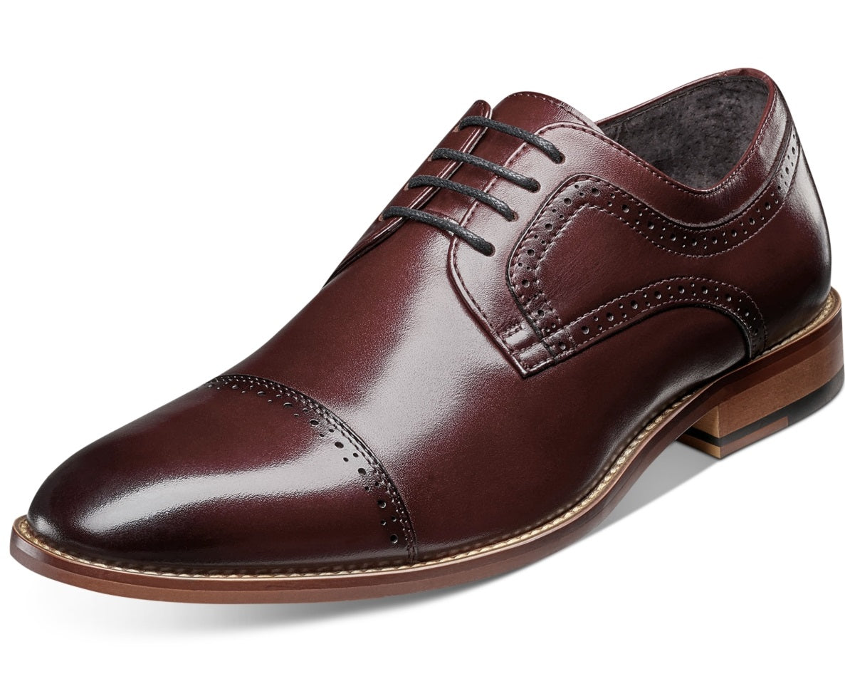 Stacy Adams Men's Dickinson Cap Toe Oxfords Shoes Red Size 8 M