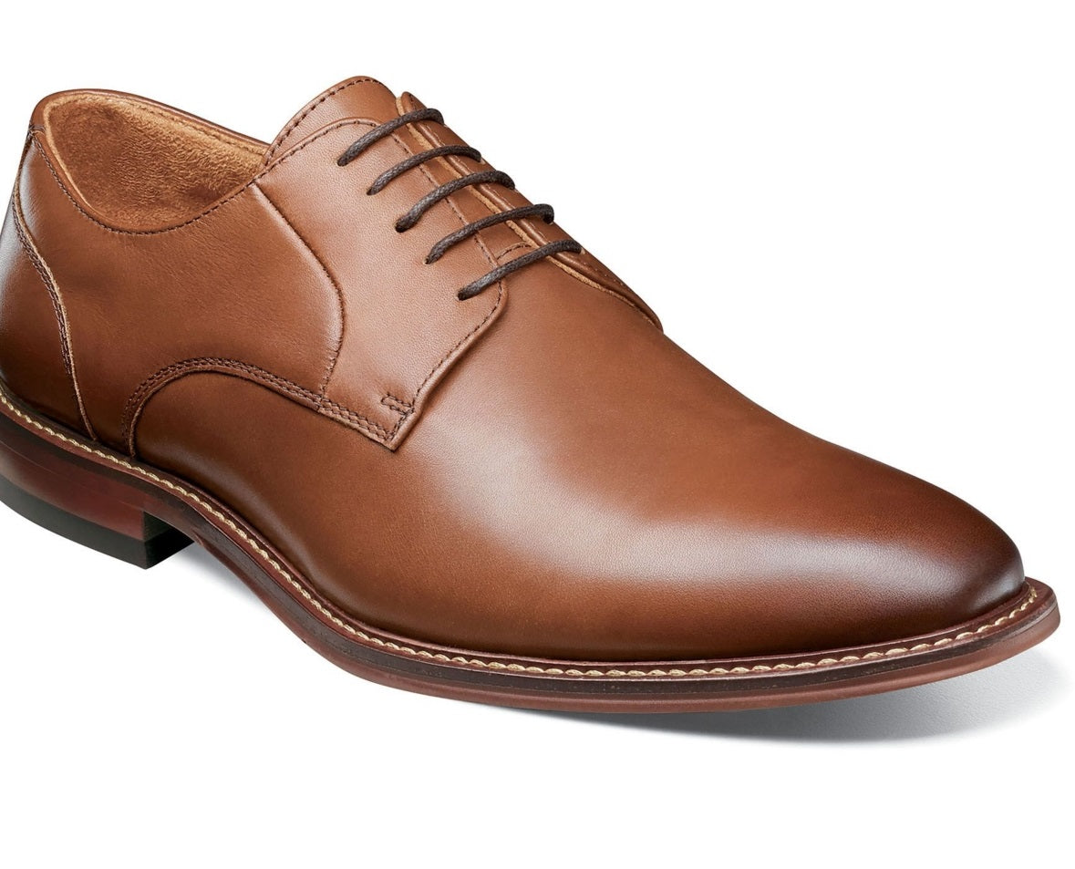 Stacy Adams Men's Marlton Plain Toe Oxford Shoes Brown Size 9.5M