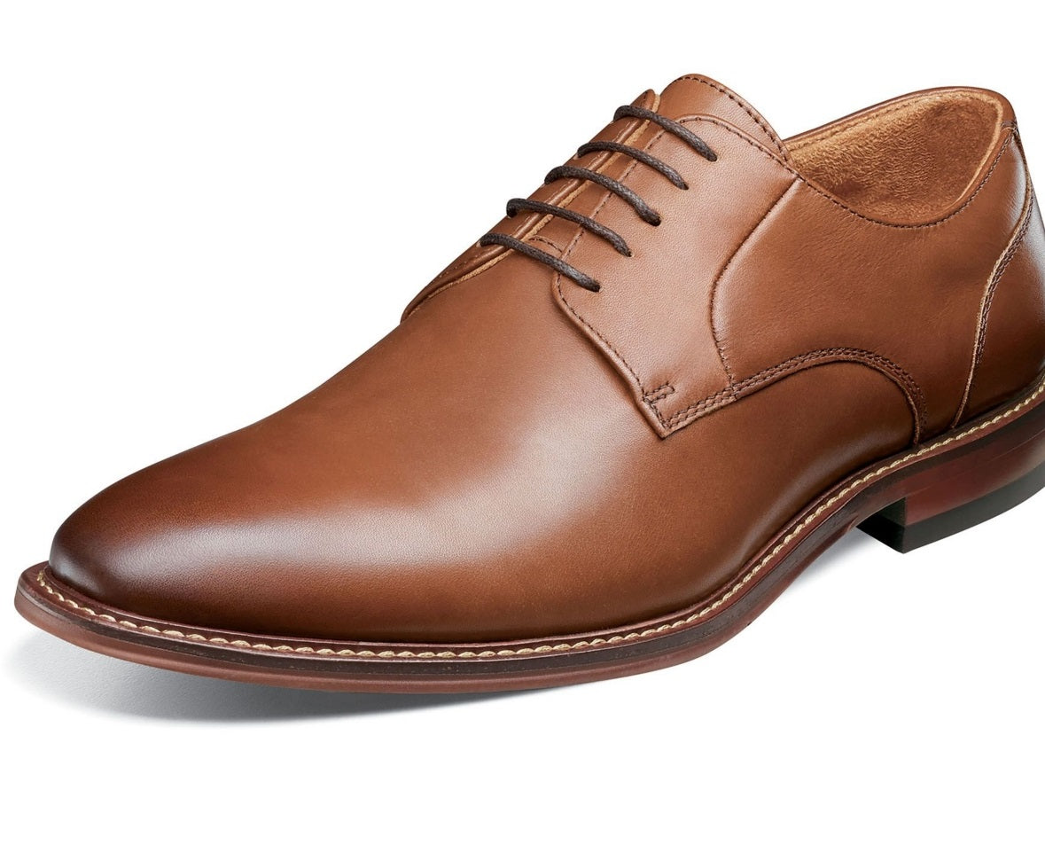 Stacy Adams Men's Marlton Plain Toe Oxford Shoes Brown Size 9.5M