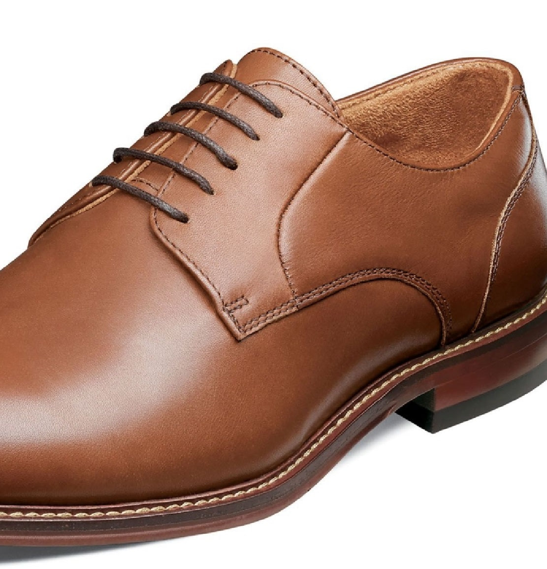 Stacy Adams Men's Marlton Plain Toe Oxford Shoes Brown Size 9.5M