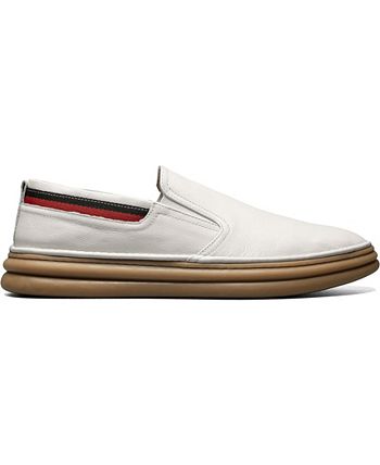 Stacy Adams Men's Delmar Plain Toe Slip On Shoes White Size 12 M