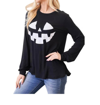 Perfect Peach - Pumpkin Face Halloween