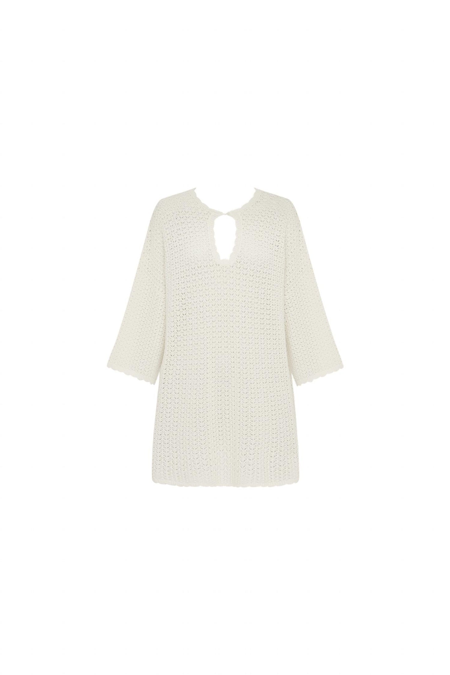 Peony - Pointelle Oversized Mini Dress