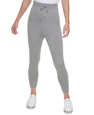 DKNY Women's Pull On Jogging Pants Gray Size X-Small