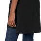 DKNY Women's High Low Logo Tunic Black Size X-Small