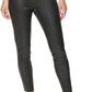 DKNY Women's Faux Leather Leggings Black Size X-Large