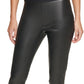 DKNY Women's Faux Leather Leggings Black Size X-Large