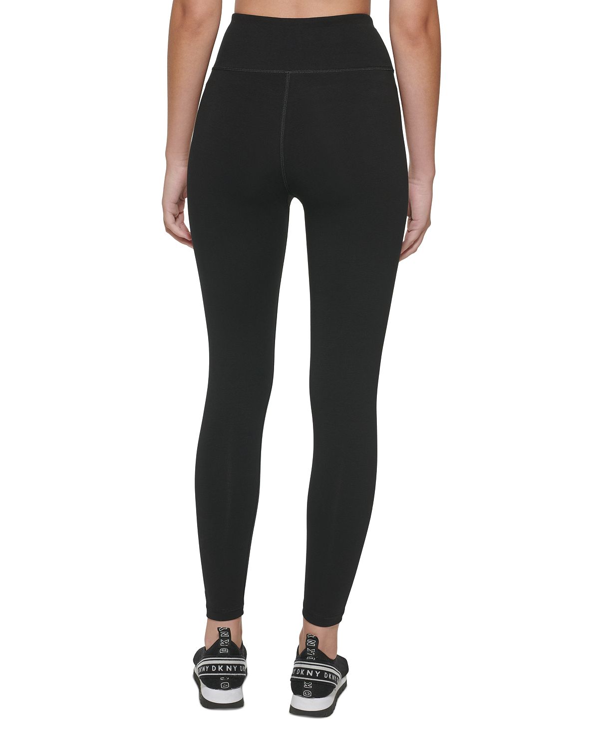 DKNY Women's Sport Two Tone Graphic Leggings Yellow Size X-Small
