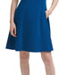 DKNY Women's Flounce Fit & Flare Dress Blue Size 8