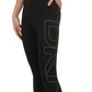 DKNY Women's Logo High Waist 7/8 Leggings Black Size X-Large