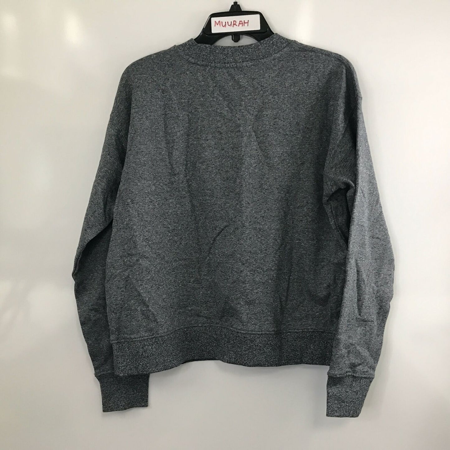 DKNY Women's Embroide Logo Cotton Sweatshirt Blue Size S