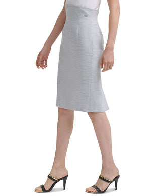 DKNY Women's High Waisted Pencil Skirt Blue Size 4