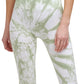 DKNY Women's Tie Dyed 7/8 Leggings Green Size X-Large