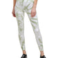 DKNY Women's Tie Dyed 7/8 Leggings Green Size X-Large