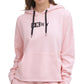 DKNY Women's Cotton Logo Graphic Hoodie Pink Size X-Small