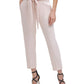 DKNY Women's Tie Waist High Rise Pants Pink Size 18