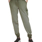 DKNY Women's Cotton Cargo Jogger Pants Green Size Small