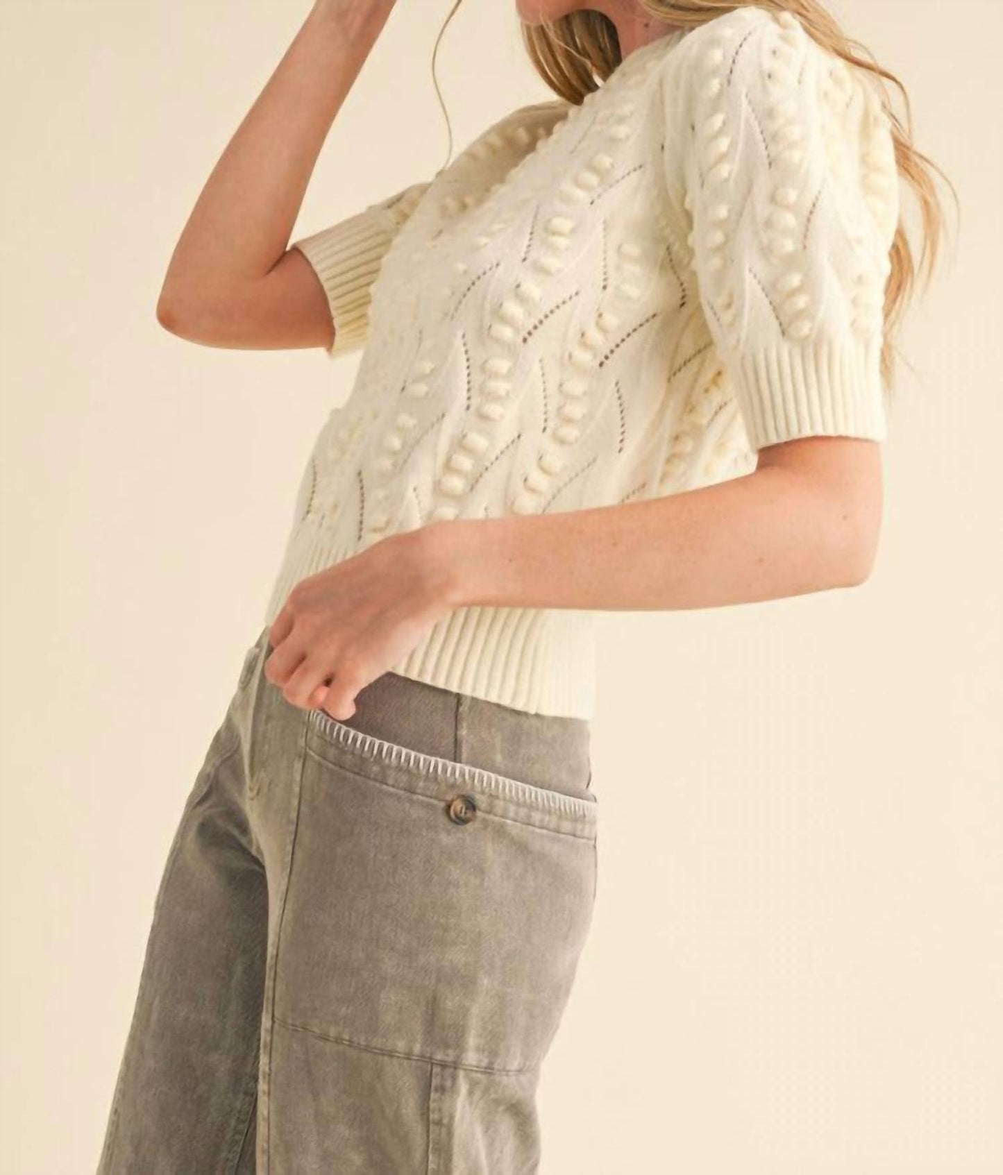 &Merci - Preppy Popcorn Sweater