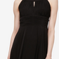 SL Fashions Women's Pleated Maxi Dress Black Size 6