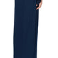 SL Fashions Women's Foil Trim Asymmetric Popover Capelet Gown Blue Size 8