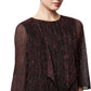 SL Fashions Women's Metallic Jacket Dress Black Size 16