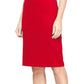 SL Fashions Women's Beaded Sleeve Sheath Dress Red Size 10