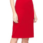 SL Fashions Women's Beaded Sleeve Sheath Dress Red Size 12