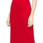 SL Fashions Women's Beaded Sleeve Sheath Dress Red Size 12