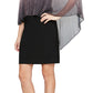 SL Fashions Women's Shimmer Bore Popover Dress Black Size 18
