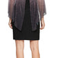 SL Fashions Women's Shimmer Bore Popover Dress Black Size 18