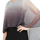 SL Fashions Women's Shimmer Bore Popover Dress Black Size 18