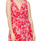 SL Fashions Women's Printed Maxi Dress Red Size 16