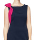 SL Fashions Women's Bow Detail Sheath Dress Blue Size 16