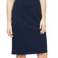 SL Fashions Women's Bow Detail Sheath Dress Blue Size 16