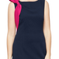 SL Fashions Women's Bow Detail Sheath Dress Blue Size 16