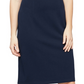 SL Fashions Women's Bow Detail Sheath Dress Blue Size 16