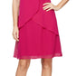 SL Fashions Women's Beaded Halter Dress Pink Size 16 Petite