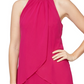 SL Fashions Women's Beaded Halter Dress Pink Size 16 Petite