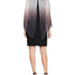 Sl Fashions Women's Shimmer-Popover Sheath Dress Black Size 18