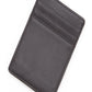 Royce New York Men's Magnetic Money Clip Wallet Black Size Regular