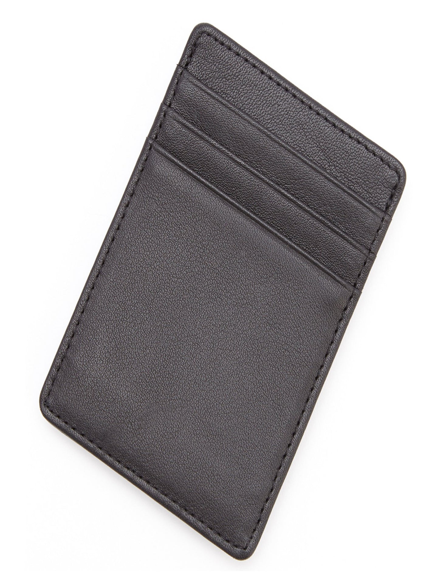 Royce New York Men's Magnetic Money Clip Wallet Black Size Regular