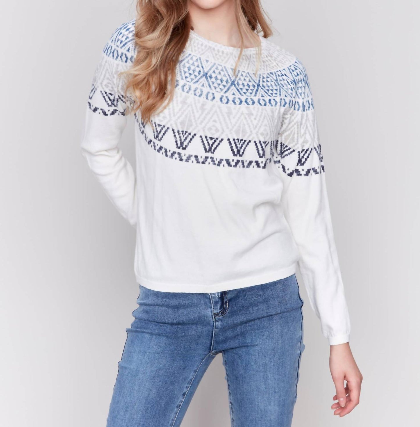 Charlie B - Raglan Sleeve Ski Sweater