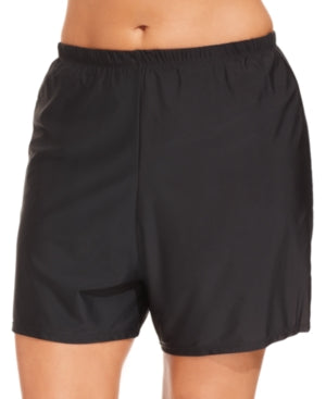Island Escape Women's Swim Shorts Swimsuit Black
